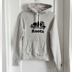 Roots Organic Original Kanga Hoodie in Light Grey